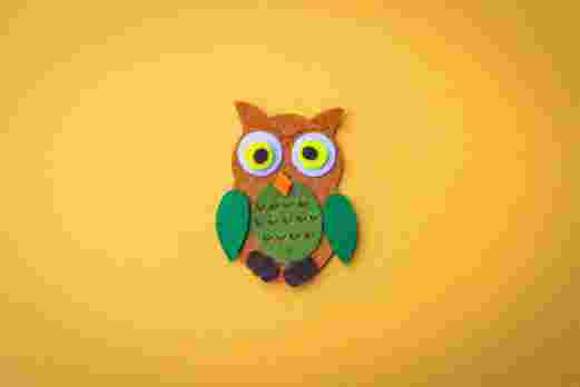 ‘The green owl speaks English’
