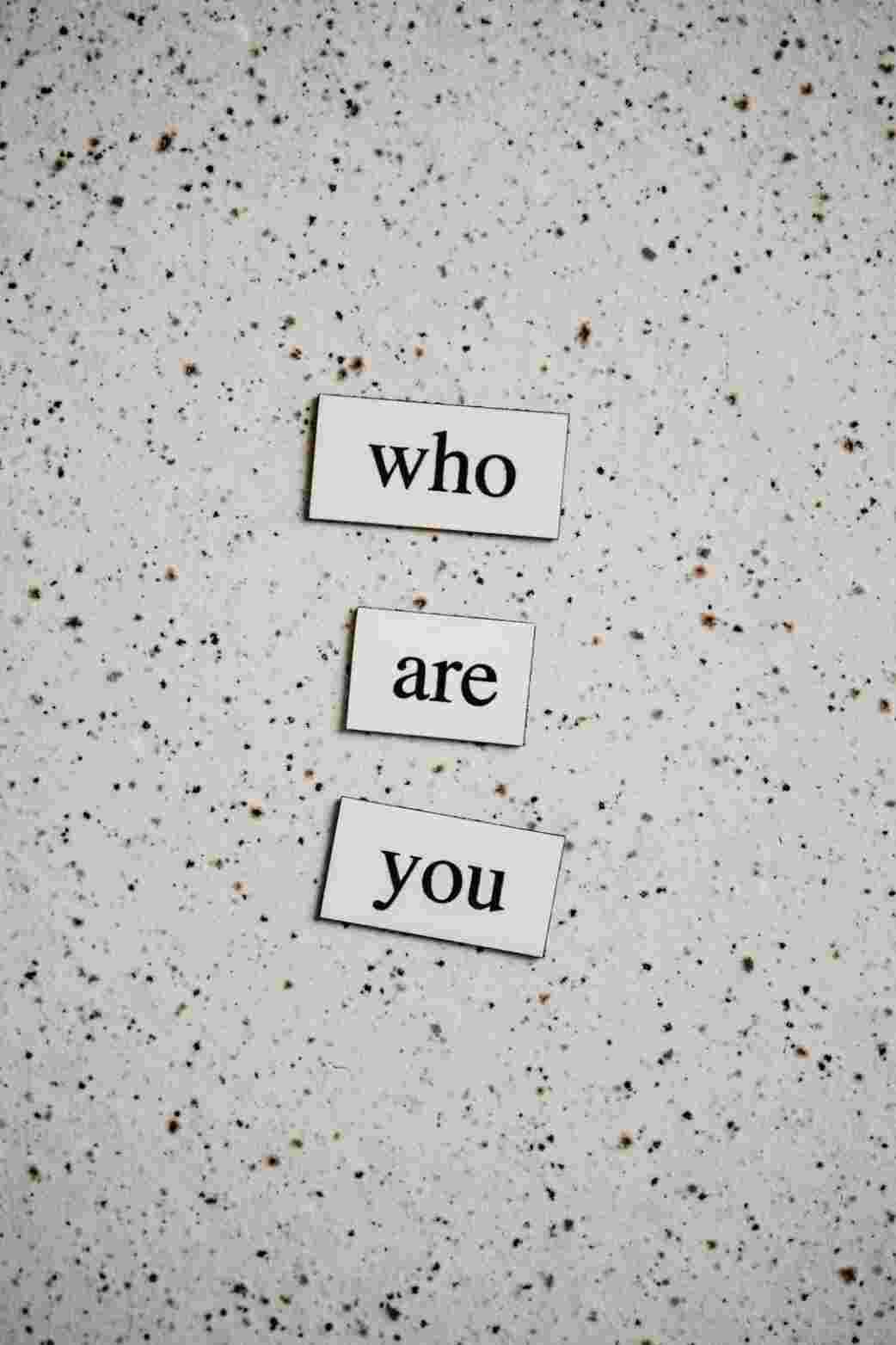 Who are you?