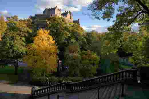Edinburgh Castle from Princes Street Gardens