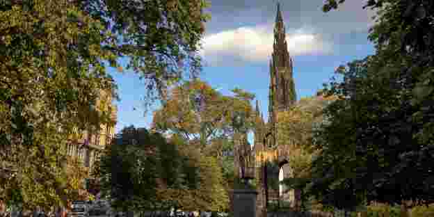 The Scott Monument, Central Edinburgh
